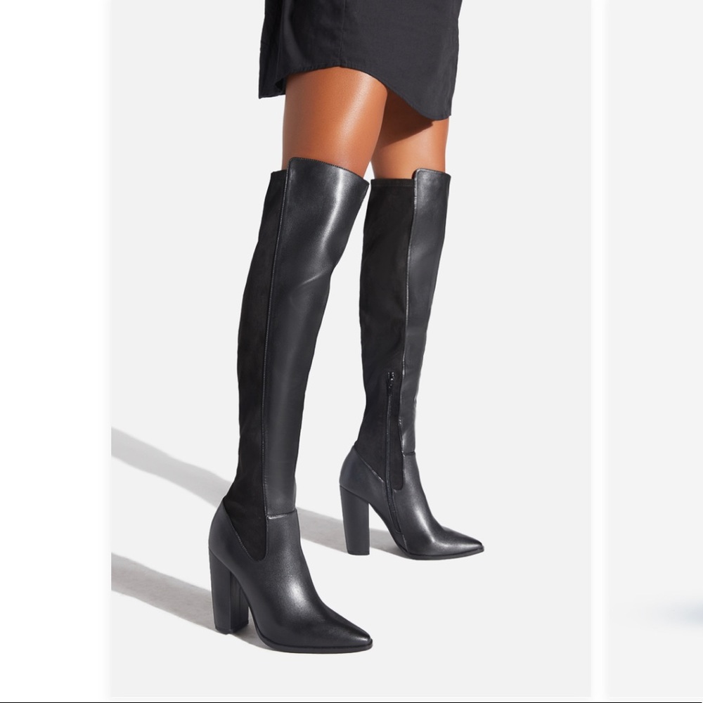 Black Heeled Boots